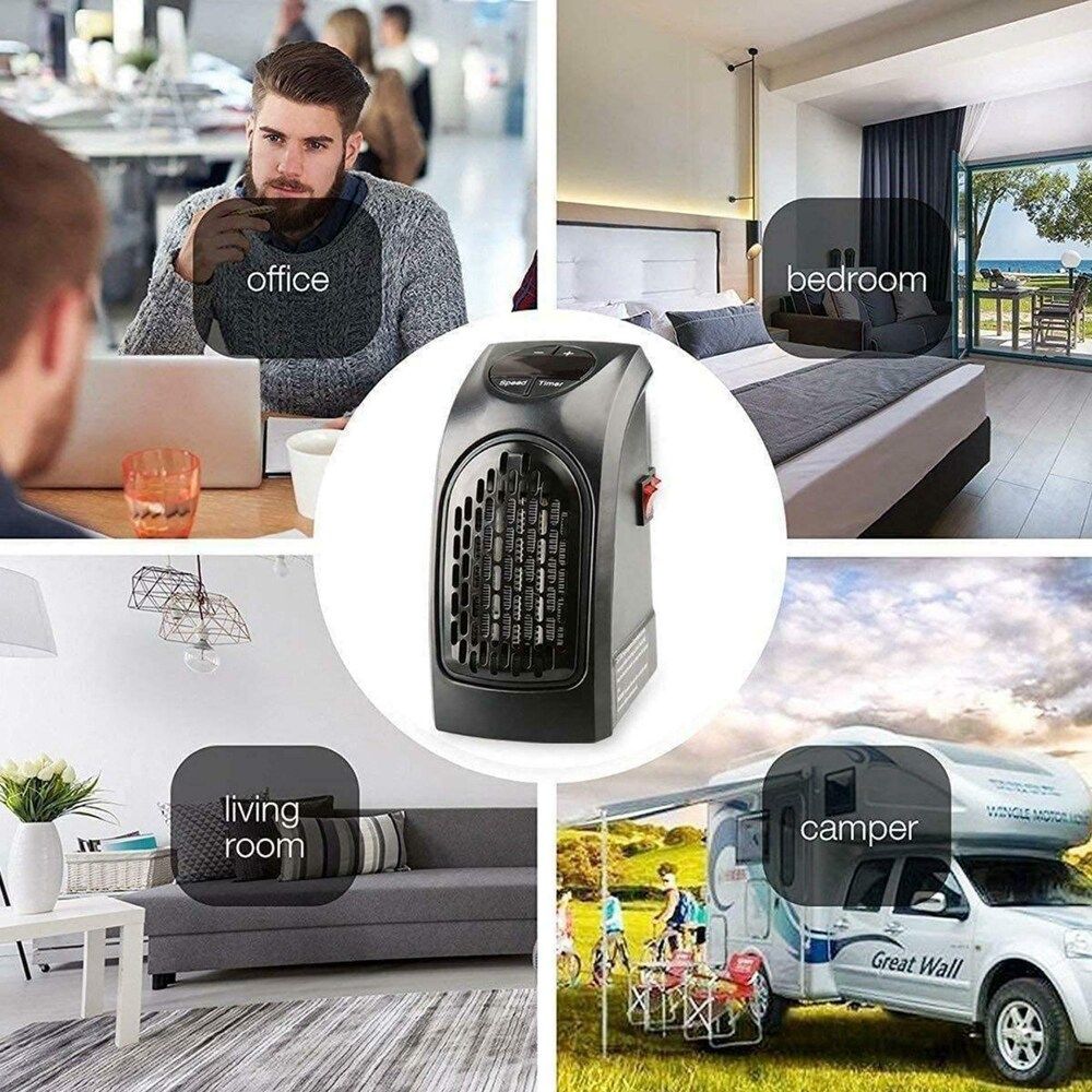 400 Watts Electric Handy Room Heater Portable Small Mini Room Heater for Travelling, Bedroom, Offices, Home