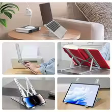 New High Quality Laptop Stand - Adjustable Portable Laptop Stand For Desk - Foldable Plastic Non-slip Stand For Laptop And Tablet