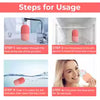 Silicone Ice Cube Roller Massager for Face Eyes and Neck Naturally Conditioning and Skin Care De Puff Eye Bags Reduce Migraine Pain Reusable Massage Silicone Ice Mold